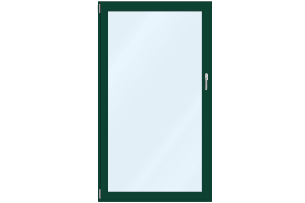 Aluminium French-door moss green