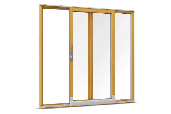Wood tilt-and-slide door pine