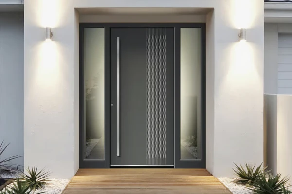 Aluminium front door