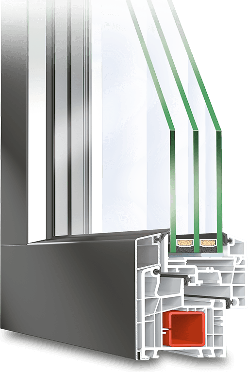 uPVC-Aluminium Window Twinset View
