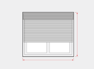 Measure roller shutters