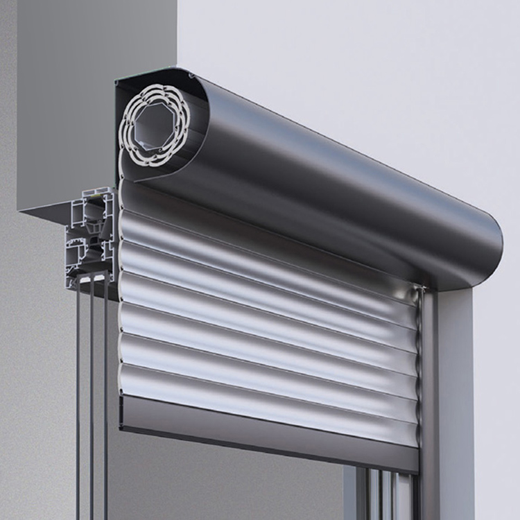 Front Mounted Roller Shutters Model Round