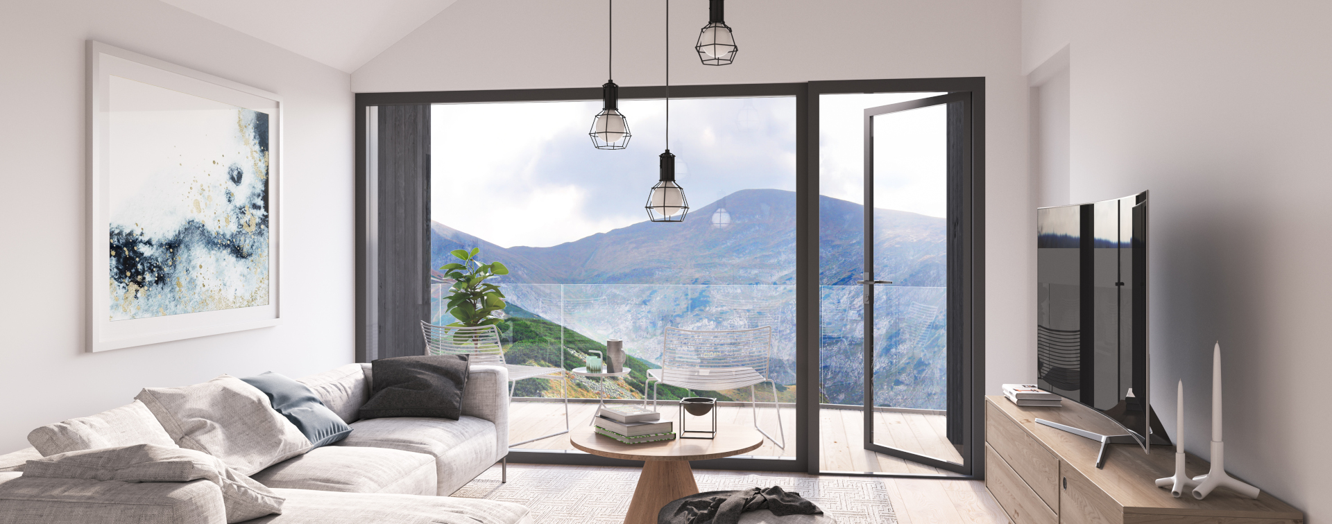 Aluclad uPVC French doors