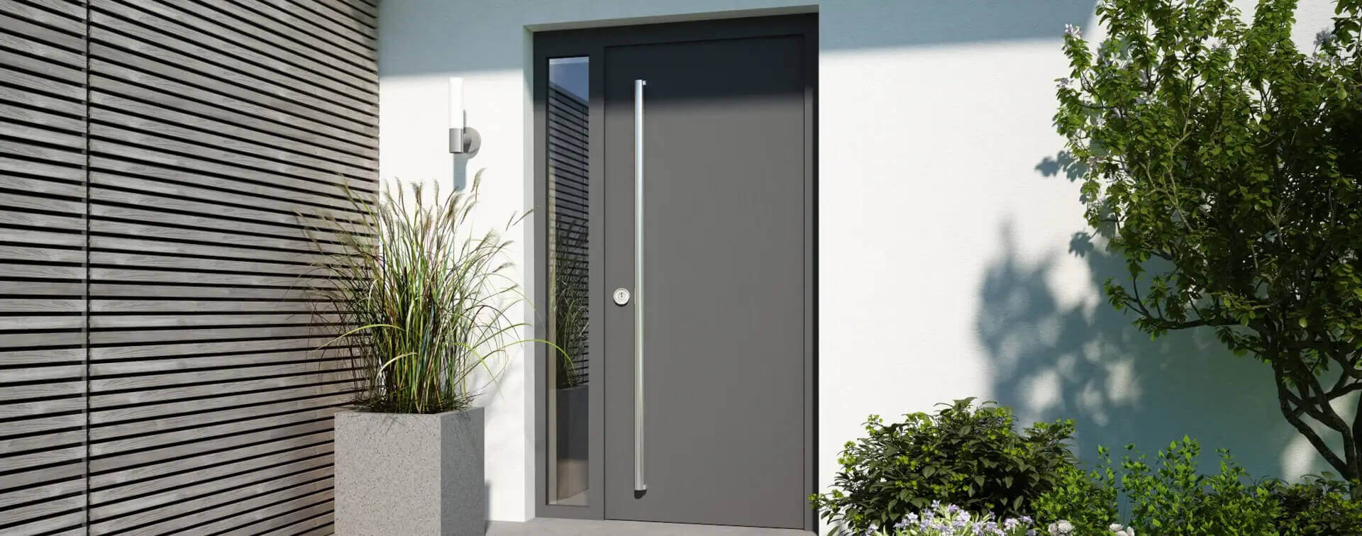Aluminium front door